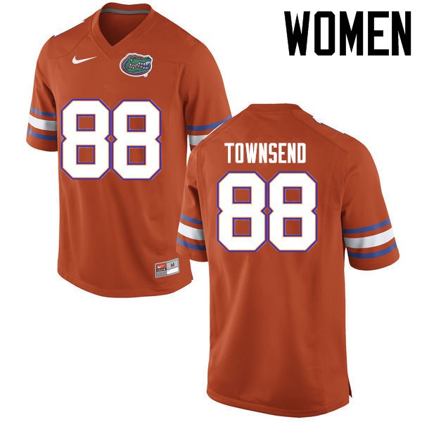 Florida Gators Women #88 Tommy Townsend College Football Jersey Orange